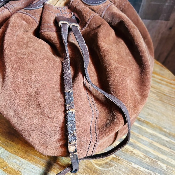Brown Suede Bag - Picture 3 of 11